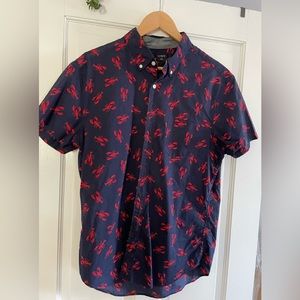 JCrew button down lobster shirt